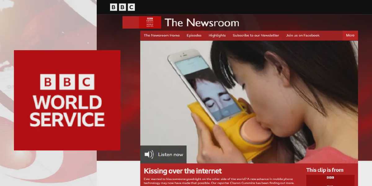 Kissing over the internet